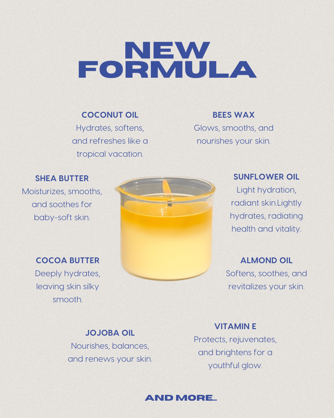 Unscented Massage Candle