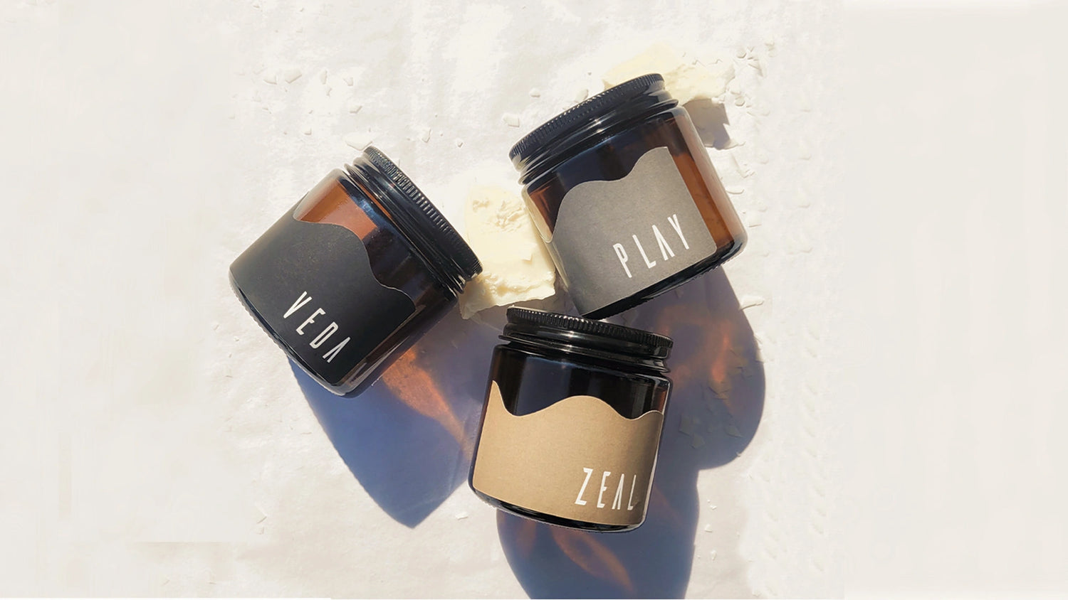 scented candle set play veda zeal