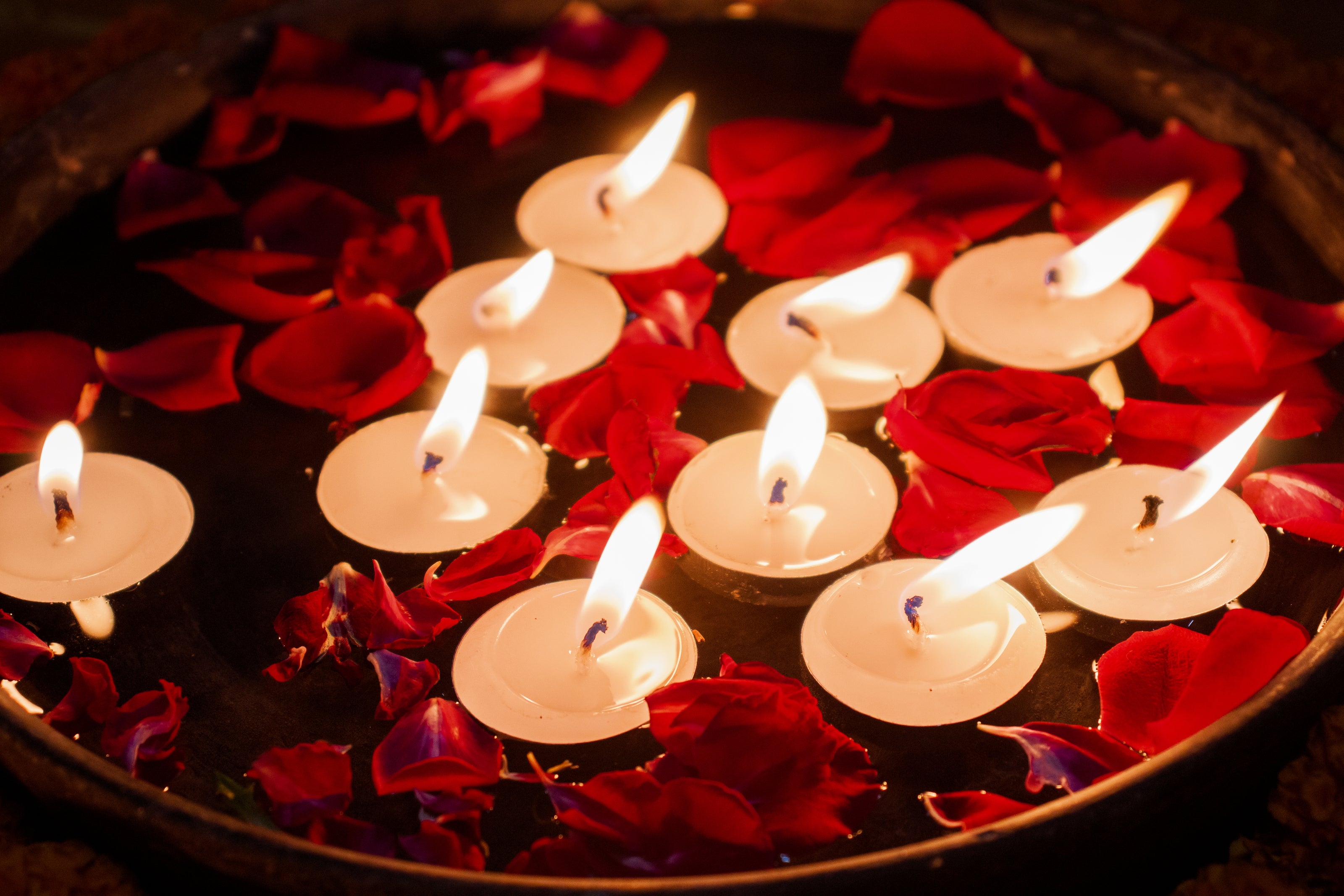 tealights-and-flower-petals