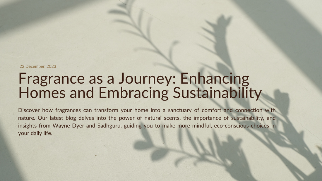 Fragrance as a Journey: Enhancing Homes and Embracing Sustainability