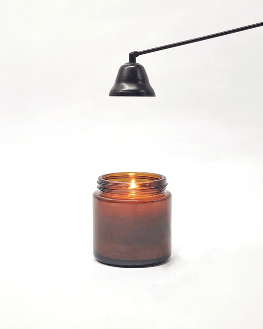 Black Amber Lavender Soy Wax Scented Candle