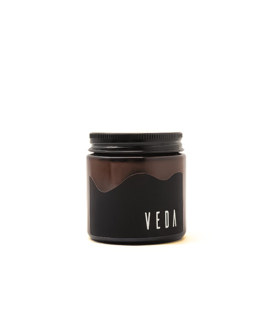 veda scented glass jar candle